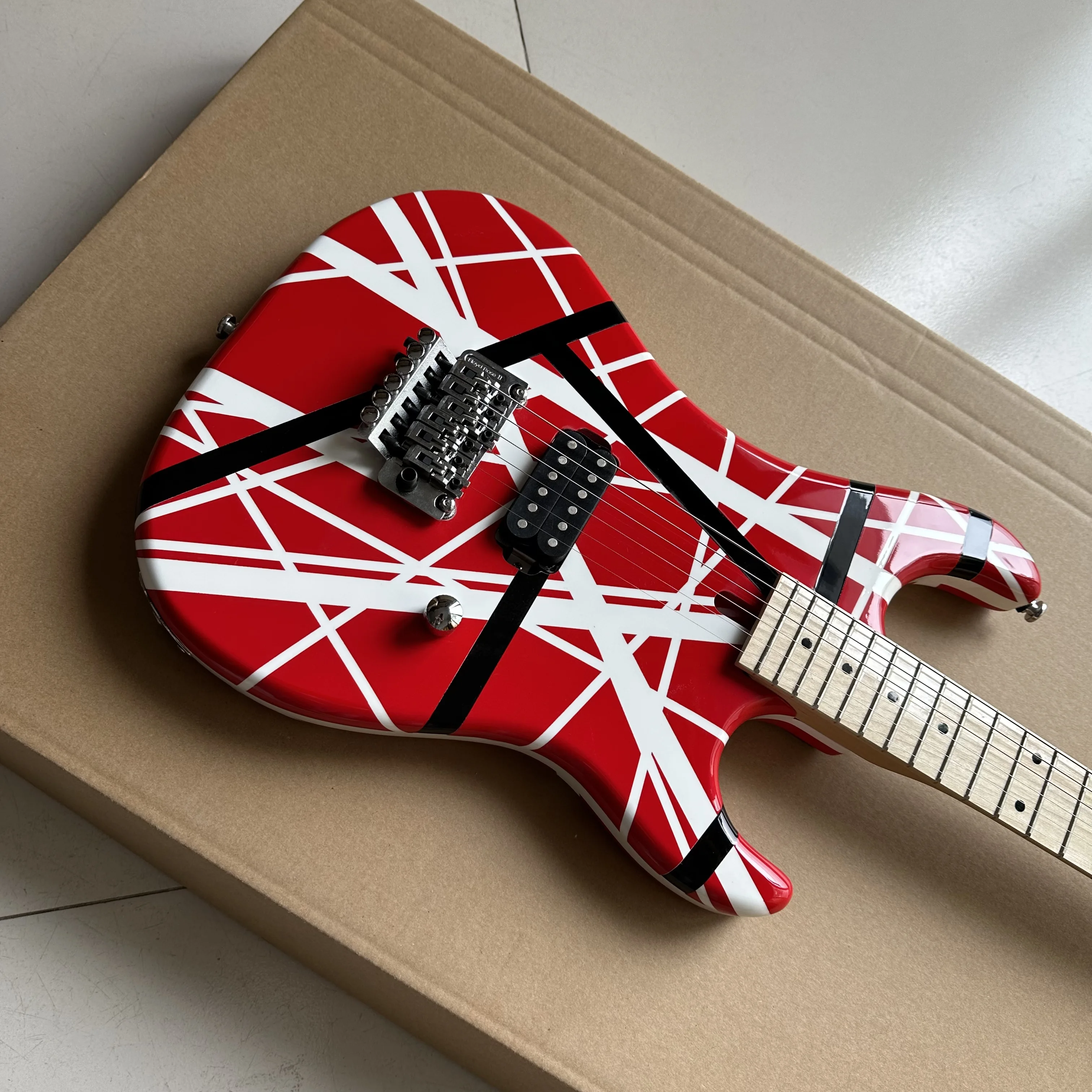 

Edward Eddie Van Halen EVH Electric Guitar, 5150,Floydrose Vibrato Bridge, Maple Fingerboard,Fast Shipping