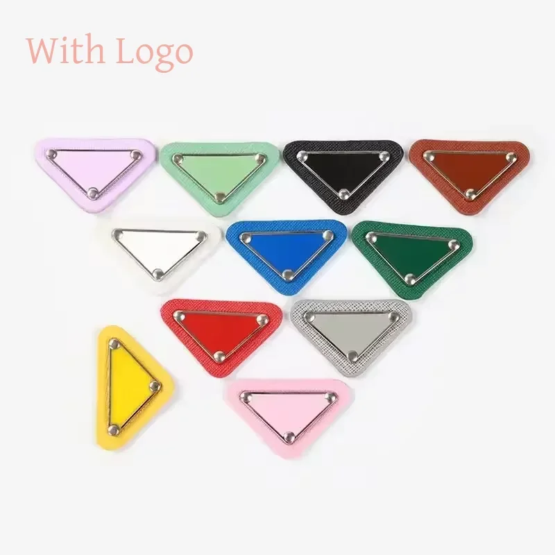 DIY Cutstom Embroidery Stickers Brand Triangular Sew Patches for Clothing Customized with text