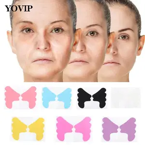 1Pairs Silicone Cheek Anti-Wrinkle Pad Skin Care Lifting Tool Wrinkle Removal Sticker Anti Aging Reusable Patch Multi Color