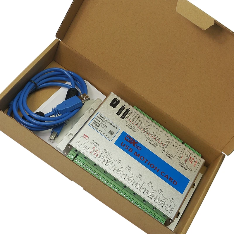 CNC Motion Control Driver Card 3/4/6 Axis 2000KHz Mach3 Mach4 Breakout Board USB and Ethernet Port for CNC Machine Controller