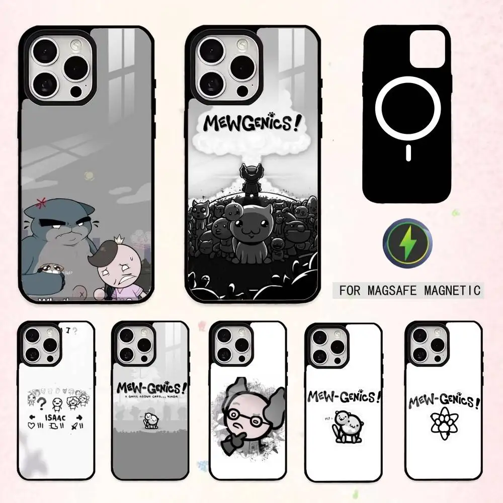 

2026Game M-Mewgenics Phone Case For iPhone17,16,15,14,13,12,11 Plus,Pro Max Magnetic For Magsafe Wireless Charging