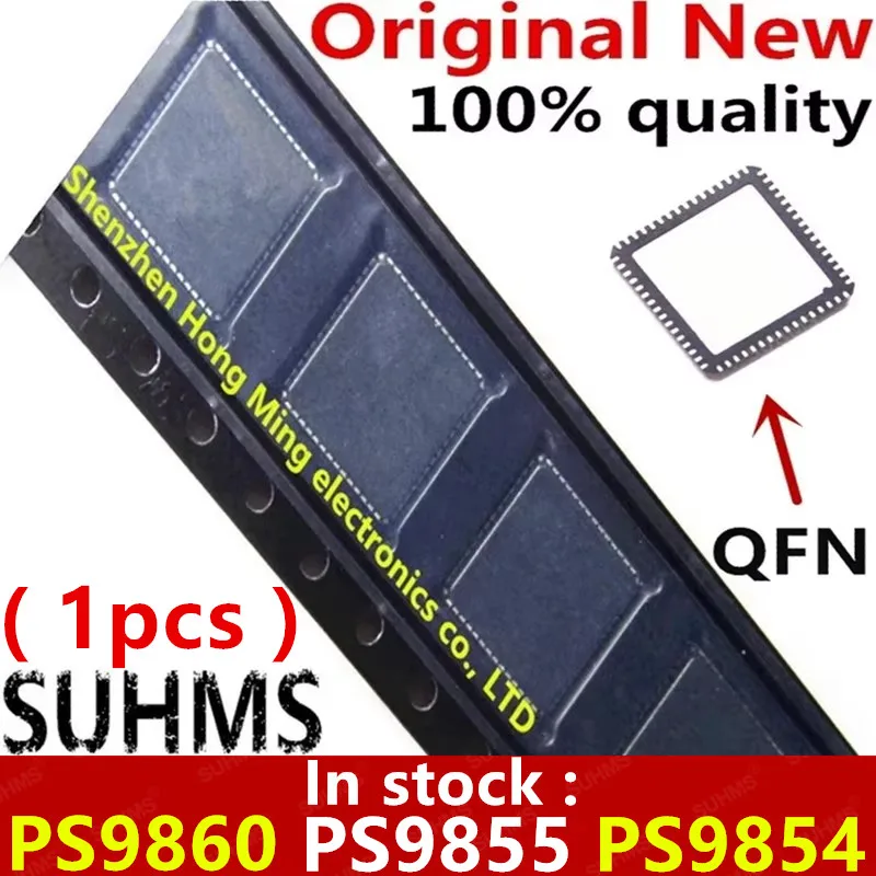 (1piece)100% New PS9860 PS9855 PS9854 QFN-64 Chipset