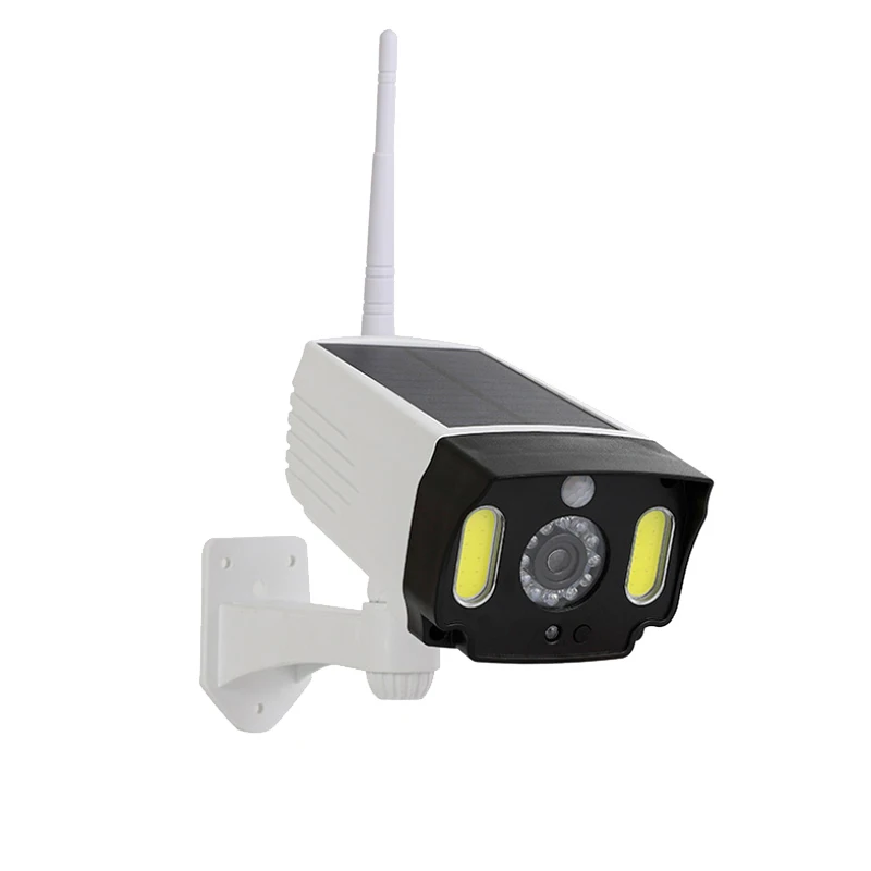 CYCLI-Solar Motion Sensor Light,Dummy Camera Waterproof Fake Camera Outdoor Indoor Street Spotlight Lamp Garden Wall Lamp