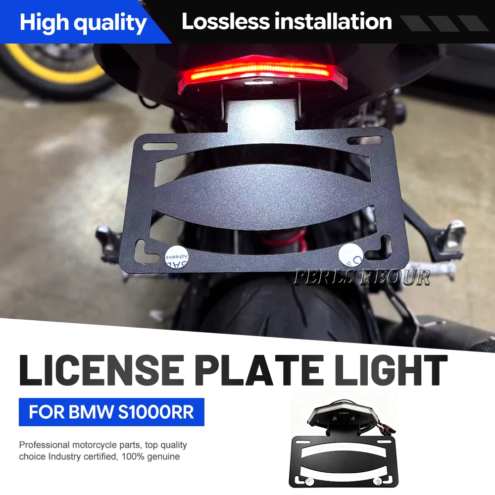 

Tail Light Rear Tail Tidy Fender Eliminator Kit For BMW S1000RR 2019-2025 Moto Motor Licence Plate Motorcycle Accessories