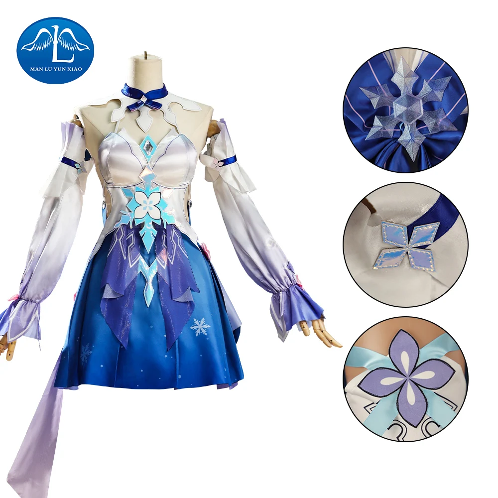 

Game Honkai Star Rail 7th March Cosplay Costumes Uniform Outfit Halloween Party Women March 7th New Skin Cosplay Costume