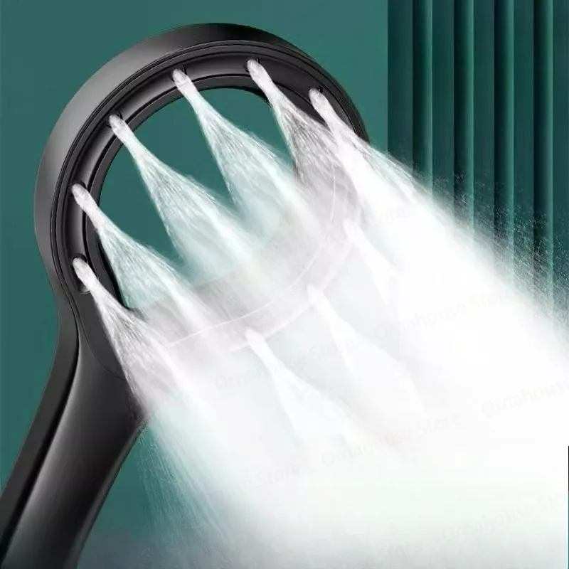 Supercharged Ring Shower Head Shower Bath Home Handheld Bathroom Set Shower Head Bathroom Water Heater Showerhead