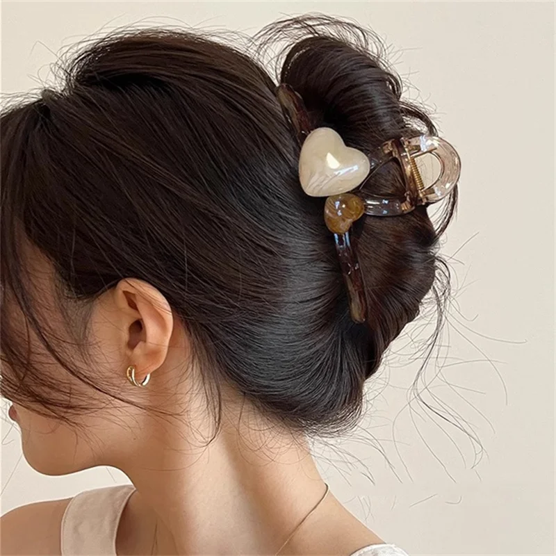 Große Haarklammer, Krabbenklemmung, Haarspange, Hai für Damen, modische Kopfbedeckung, Haarnadel, Haarspangen, Temperament, Pferdeschwanz, Haar-Accessoires