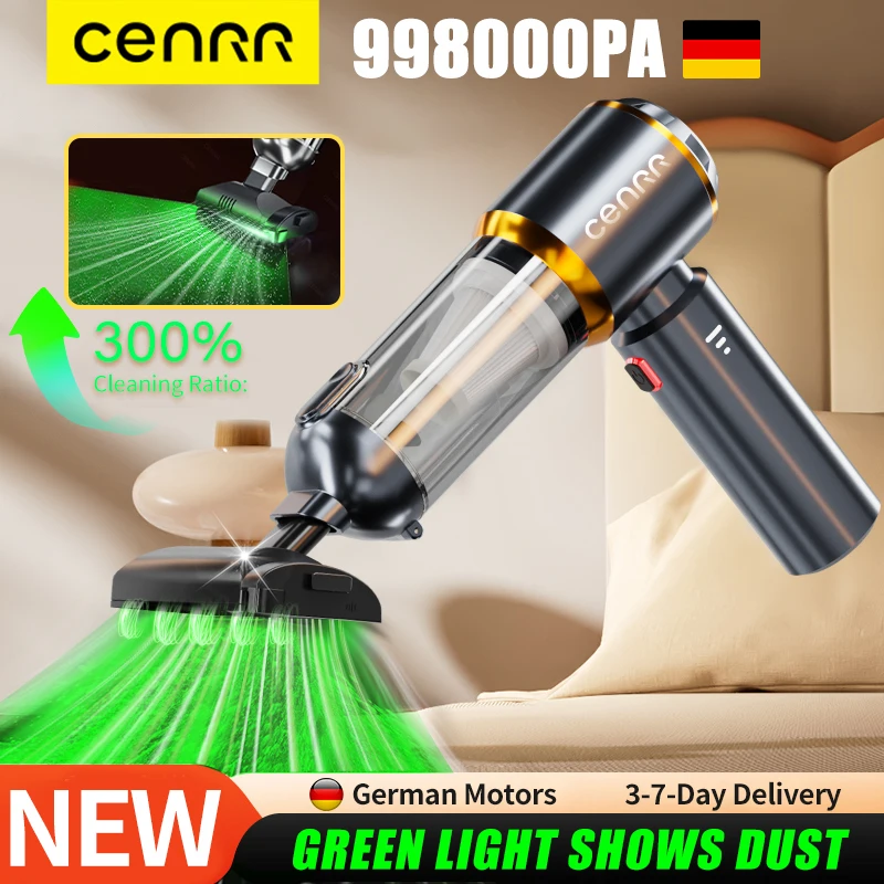 CENRR 2025 NEW Car Vacuum Cleaner  Powerful Mini 998000PA Portable Vacuum Cleaner for Home Appliance Handheld Blower Car Cleaner