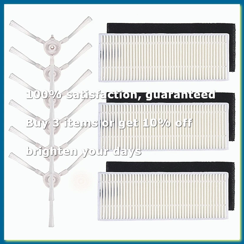 For Explorer / X-Plorer 20 40 50 75 Smart Force X3 Vacuum Cleaner Hepa Filter Side Brush Spare