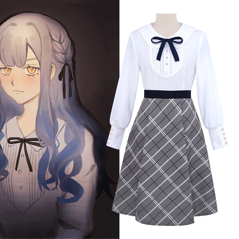 

BanG Dream Cos Togawa Sakiko Косплей Это мой! Повседневная одежда Костюм клетчатая юбка Аниме Наряд B