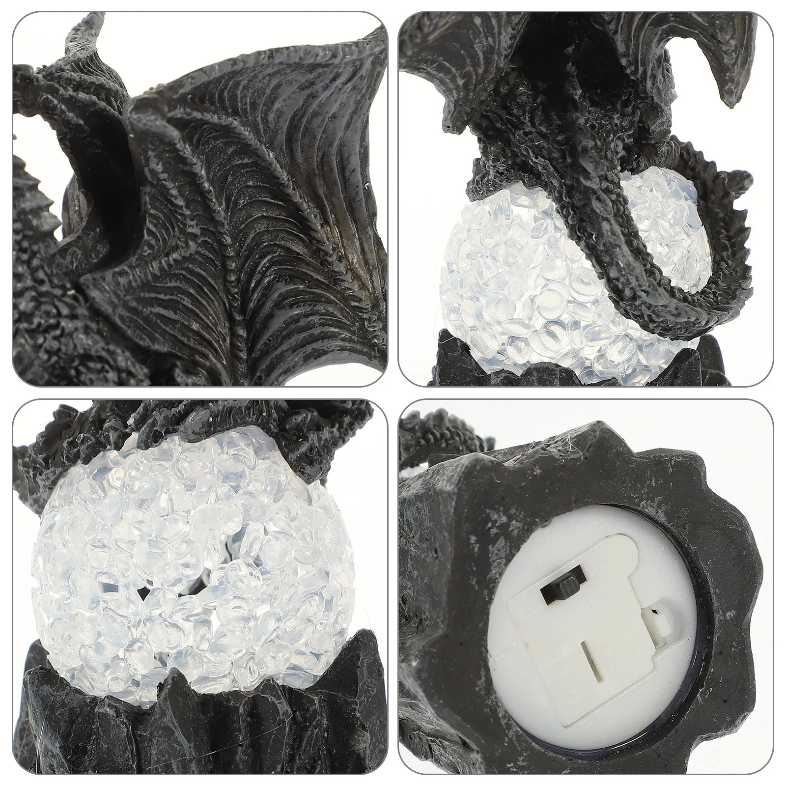 

Glow In The Dark Resin Statue For Home Garden Office Indoor Outdoor Halloween Decoration Animal Landscape