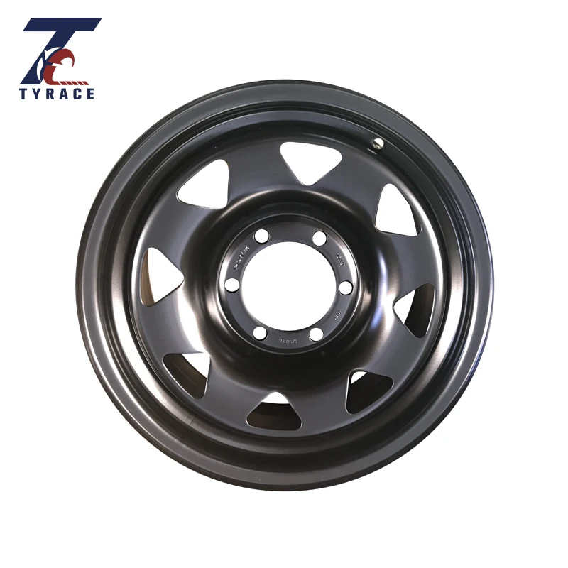 15x7 Steel Off-Road 4x4 Wheel Rims for Pickup SUV Land Cruiser 4x4 Wheel Accessories