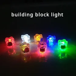Round luminous block lights Street View LED luminous block parts 2*2 Racing modified block lights