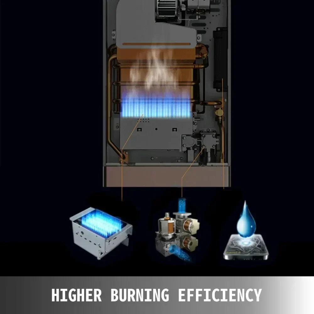 Aquecedor de água a gás de petróleo liquefeito SIHAO GLP 6L 8L 10L 12L 16L 18L Aquecedor de água de gás de petróleo liquefeito propano butano