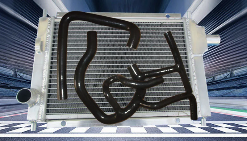 Aluminum Radiator + Silicone Hose For Austin Rover Mini Cooper S MPi 1275 1.3L L4 1997-2001 Hatchback 98 99 00 01 1998 1999