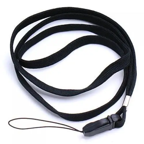 16 Inch Neck Strap/Cord Lanyard for Mp3 MP4 Cell Phone Camera USB Flash Drive ID Card--Black  Accessories