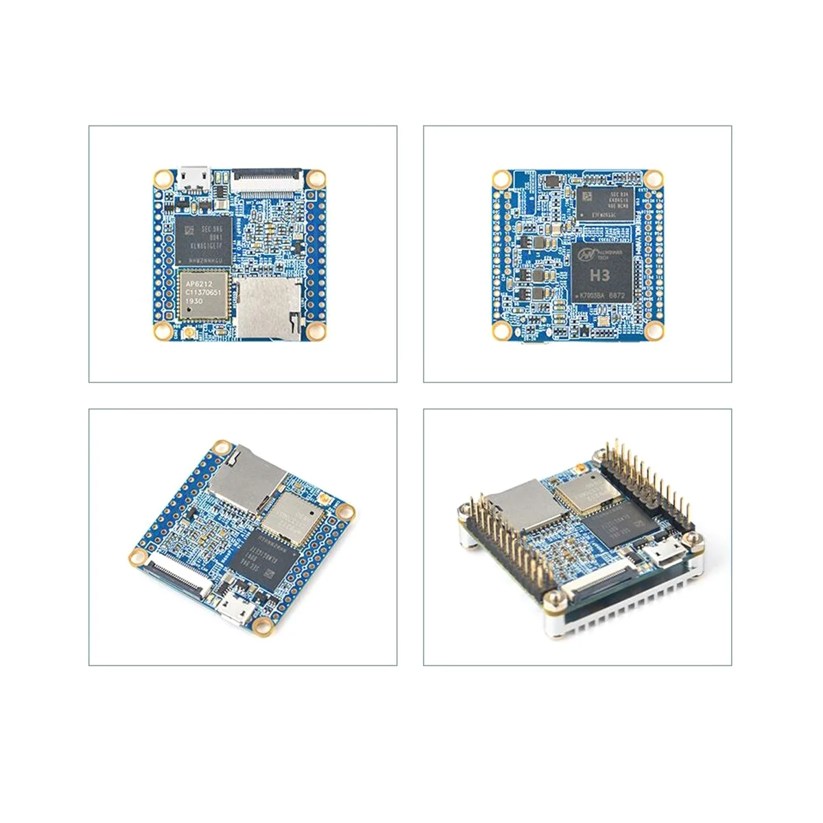 

For Nanopi NEO Air Development Board 512MB RAM 8GB EMMC Allwinner H3 Quad-Core IoTA7 Bluetooth WIFI IoT Module Kit