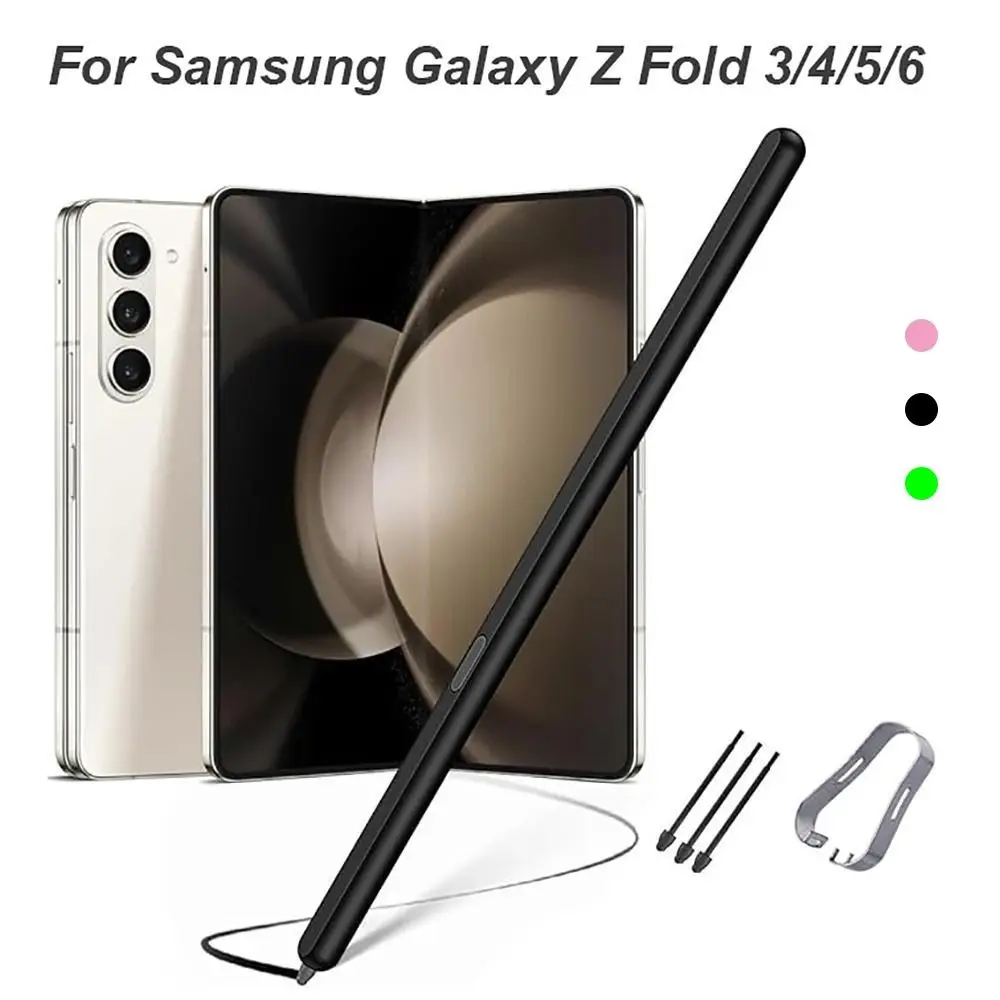 

Fold Edition Stylus Pen with Nibs/Tips Smooth Electromagnetic Pen Detachable No Bluetooth for Samsung Galaxy Z Fold 3/4/5/6