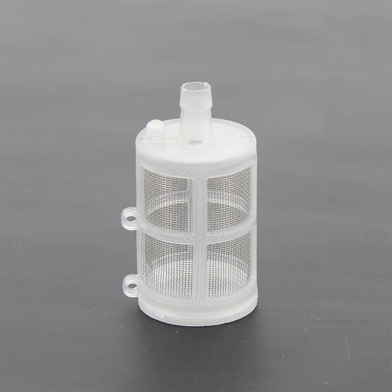 Homebrew Kegging 80 Mesh pływający Dip Tube filtr załącznik 1/4 "(6.5mm) Barb SS304 Mesh PP koniczyna zdejmowana zaślepka
