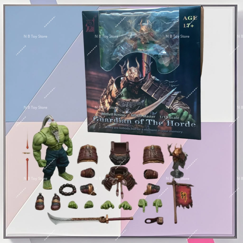 

In Stock Mithril Action Guardian of The Horde Blade Master Collection of Mobile Models Metytoyz Theblalamaster Samuro Warcraft