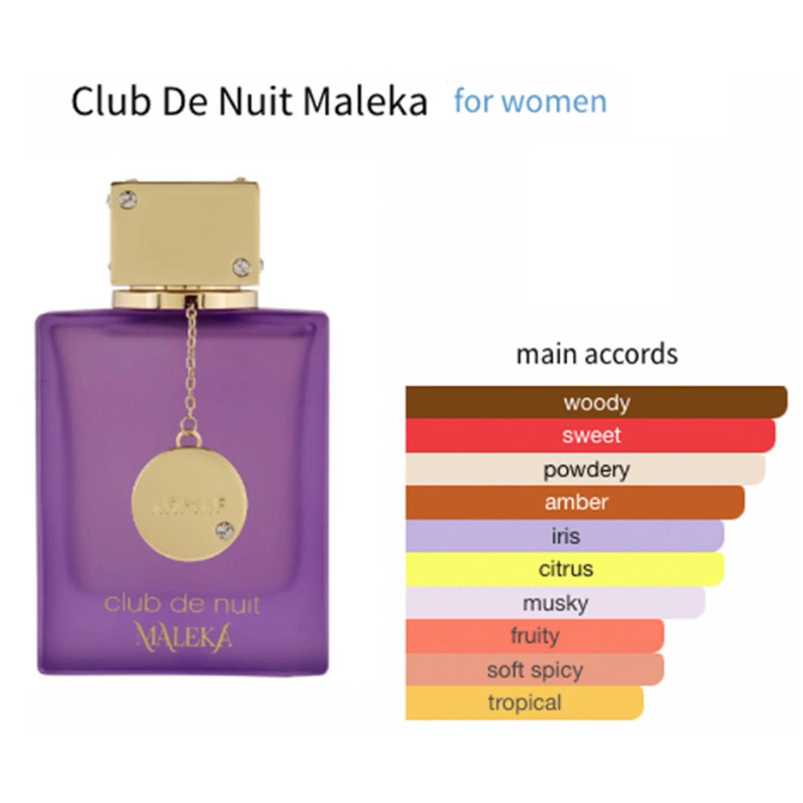 أرماف كلوب دي نوي مالكا للنساء بخاخ عطر أو دي، 3.4 أونصة