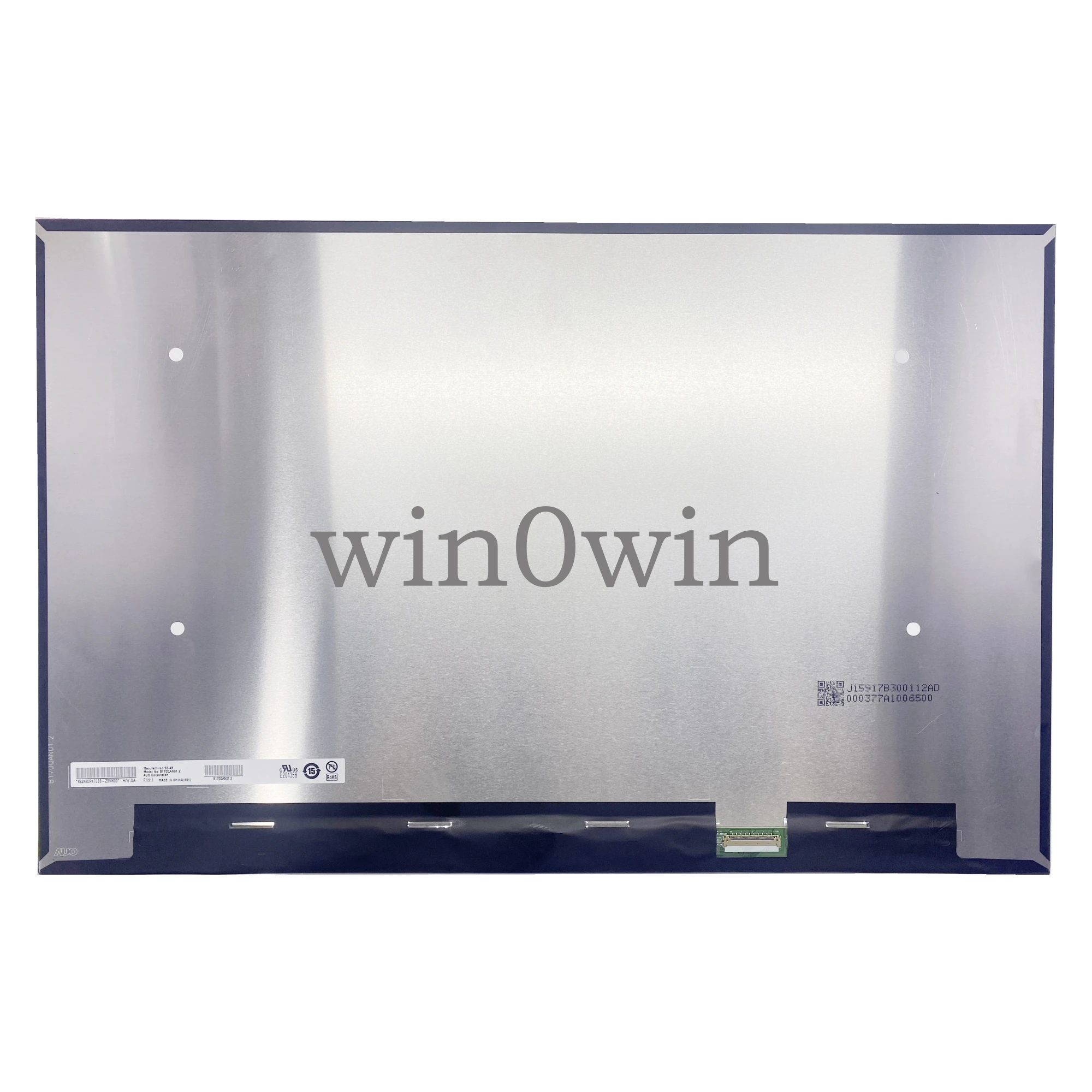 B170QAN01.2 2560x1600 pixel 178PPI IPS 240Hz Replacement Display Panel Laptops LCD Screen