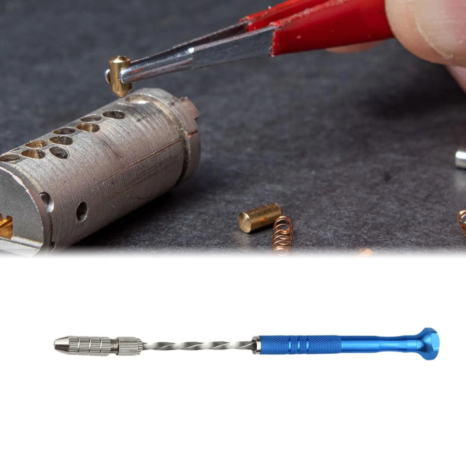 Полуавтоматическая спиральная ручная дрель, вращающийся инструмент, штамповочный инструмент, простой в использовании штифтовый тиск, ручная дрель для поделок, подвеска, металлическая глина, полипропилен