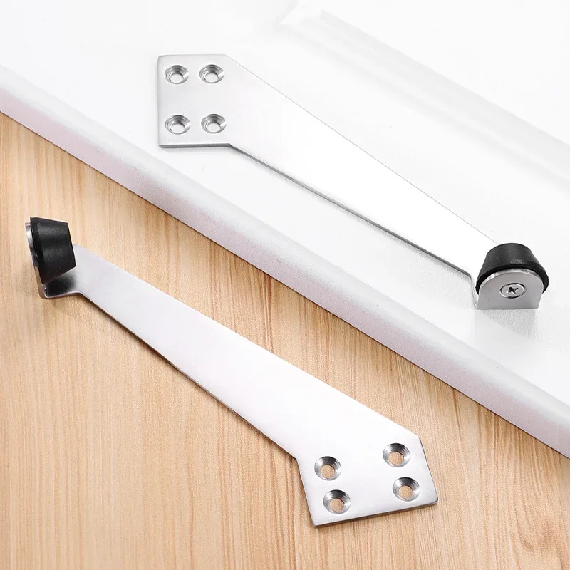 

Rubber Buffer Door Stopper Water-proof Durable Home Hardware Accessories Stainless Steel Multifunction Open Limiter Door Stopper