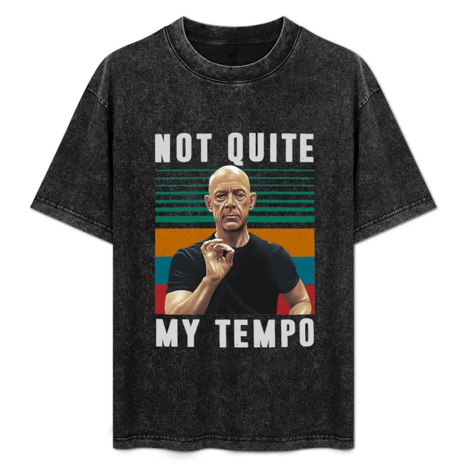 

Whiplash Not Quite My Tempo Vintage T-Shirt t shirts for man graphic vintage t shirt man casual T-Shirt