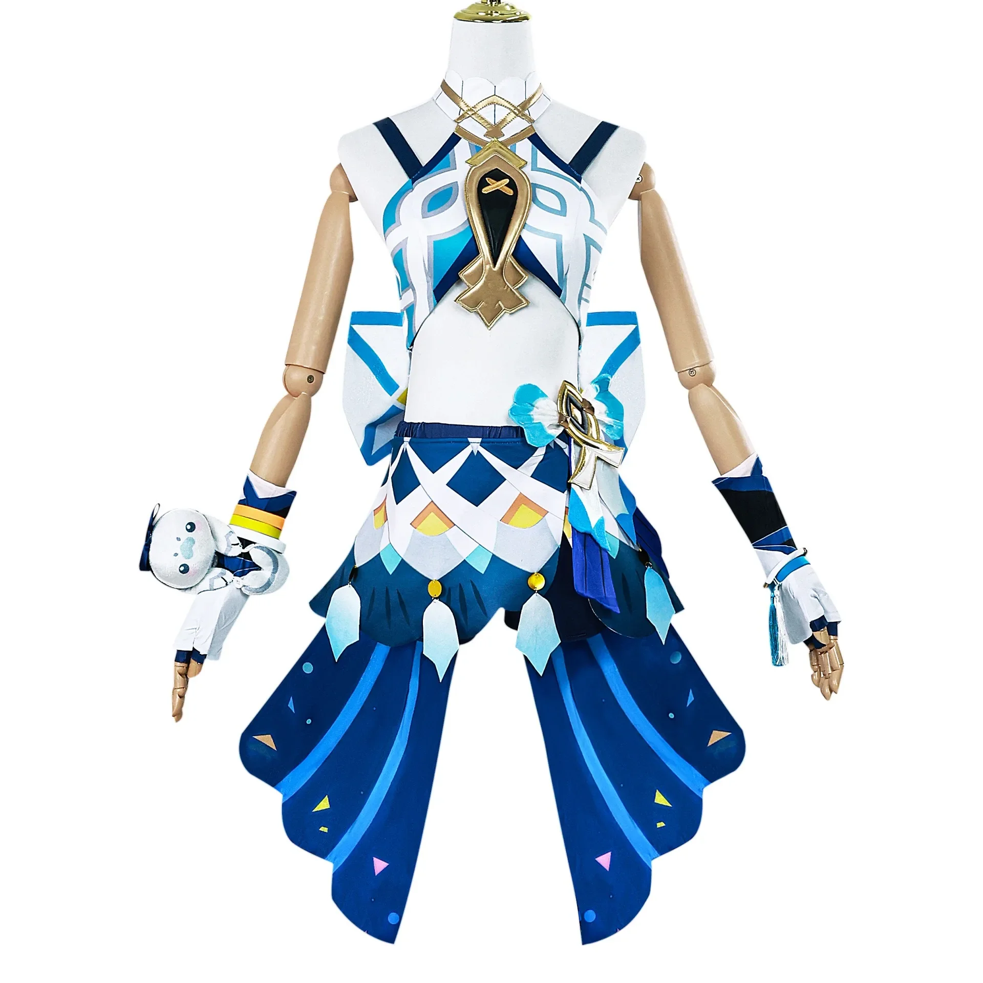 

Natlan Mualani Cosplay Costume Genshin Impact Mualani Cosplay Dress Costume Outfit Uniform Wig Shoes Full Sets