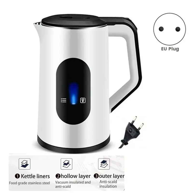 [B25B!】 Large Capacity Kettle Auto Shutoff Kettle Tea Pot For Making Tea And Coffee EU Plug