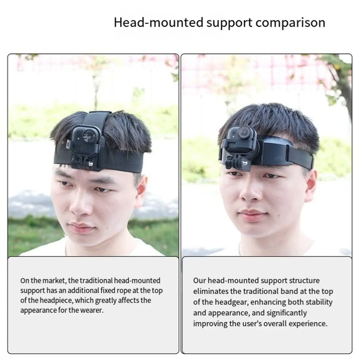 （2026 SUMMER）For Go Ultra Sports Camera Magnetic Quick Release Headband Mount Head Strap Hanging Holder First View Bracket
