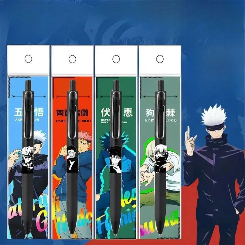 Jujutsu Kaisen Satoru Gojo Fushiguro Megumi Inumaki Toge Ballpoint Pen Anime Peripherals Cartoon Cute Gel Pen Kawaii Stationery