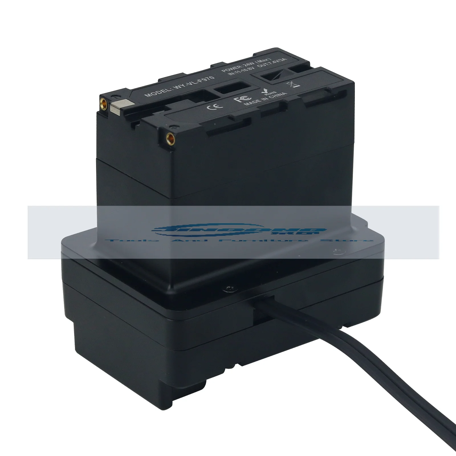 محول CFast إلى SSD NP-F970 إلى بطارية على شكل حرف V Z CAM E2-M4/S6/F6/F8 محول متعدد الوظائف