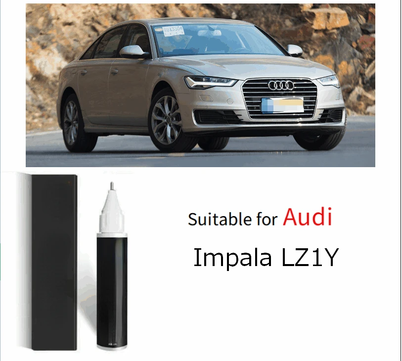 Paint repair for scratch suitable for Audi Crystal Silver LX7W Zebra LZ1Y Platinum LS1U LA1X touch-up Pen  Scratch Repair paint