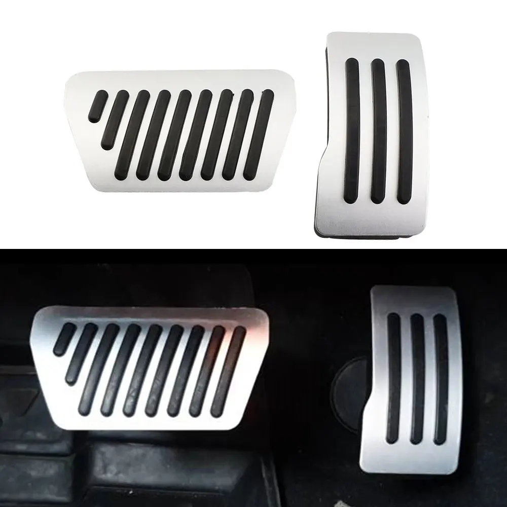 Pedały samochodowe do Mitsubishi Outlander ASX Lancer Eclipse Cross 2009 - 2019 Aluminiowe klocki Części Osłona pedału hamulca gazowego