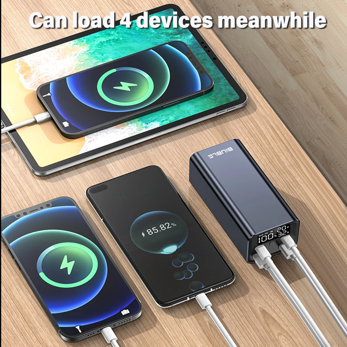 20000 mAh Externe Power Bank Typ C PD 100 W Schnelle Aufladen Power Batterie Ladegerät Für Smartphone Laptop Tablet iPhone Xiaomi