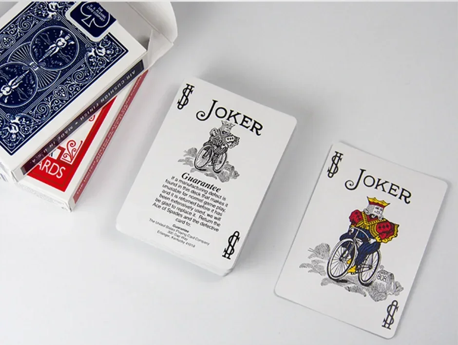 International Version Bicycle Rider Back Playing Cards Blue/Red Regular Poker Card Games Card Magic Magicians Prop Accessory