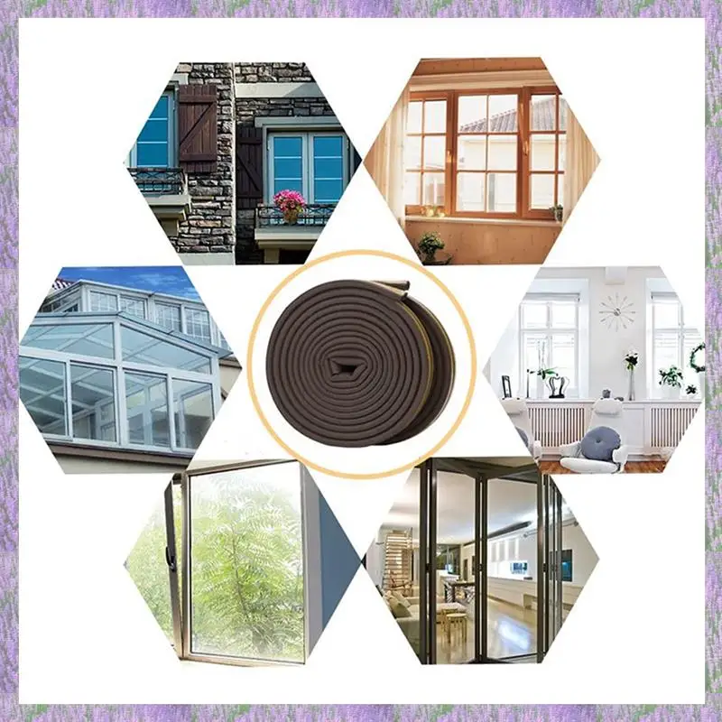 L81A 2025-6 لفة إيفا ختم الطقس قطاع رغوة الشريط D نوع 10 متر أبواب النوافذ مشروع استبعاد المضادة للتصادم شرائط عزل