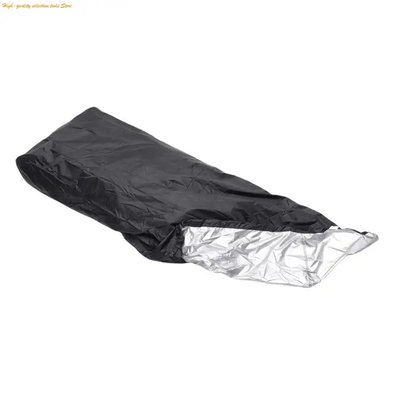 203F Universal Lawn Mower Cover Waterproof UVs Protections for Outdoor Storage 210D Oxford Fabric with Drawstring and Straps