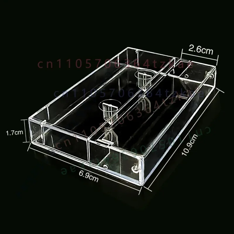 Brand New High Clear Plastic Cassette Tape Storage Case Standard Universal Size Audio Tape Replacement Box