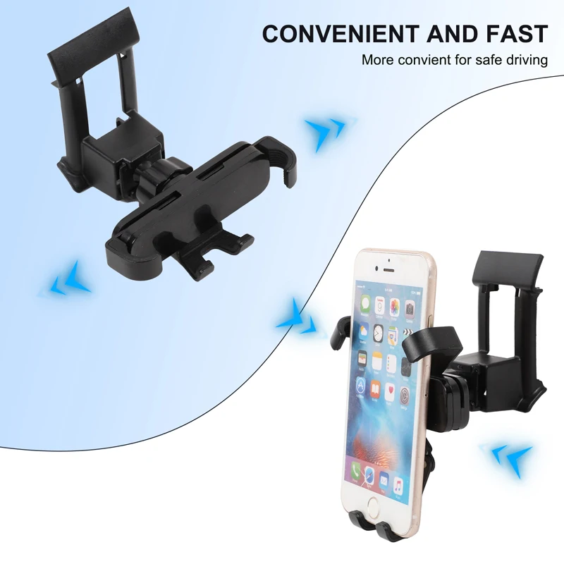 1piece set ABS black For Toyota Land Cruiser LC300 2022+ car central control mobile phone holder car modification accessories