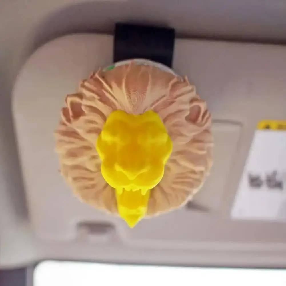 

Visor Clip for Car Car Accessory for Small Items Cute Head Visor Clip Organizer for Car Sunshade Secure Holder Small Items