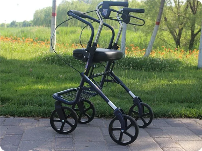 Travel trolleys, the elderly can sit on a folding moped, chair to travel, portable elderly trolley, wheelchair crossing