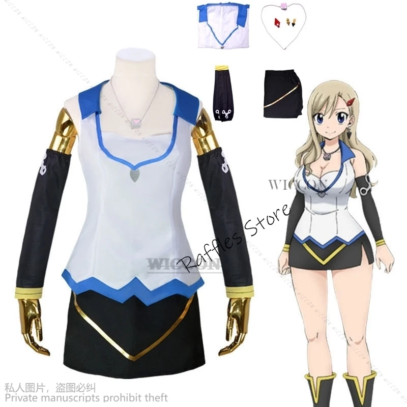 

Anime Cos Rebecca Bluegarden Cosplay Costumes Halloween Christmas Play Party Uniform Sets Cos EDENS ZERO Rebecca Roleplaying