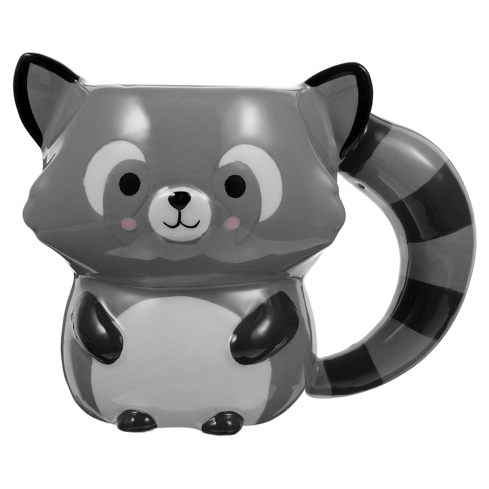 

Ceramic Cup Versatile Mug Animal Raccoon Drink Heat-resistant Coffee Beverage Ceramics