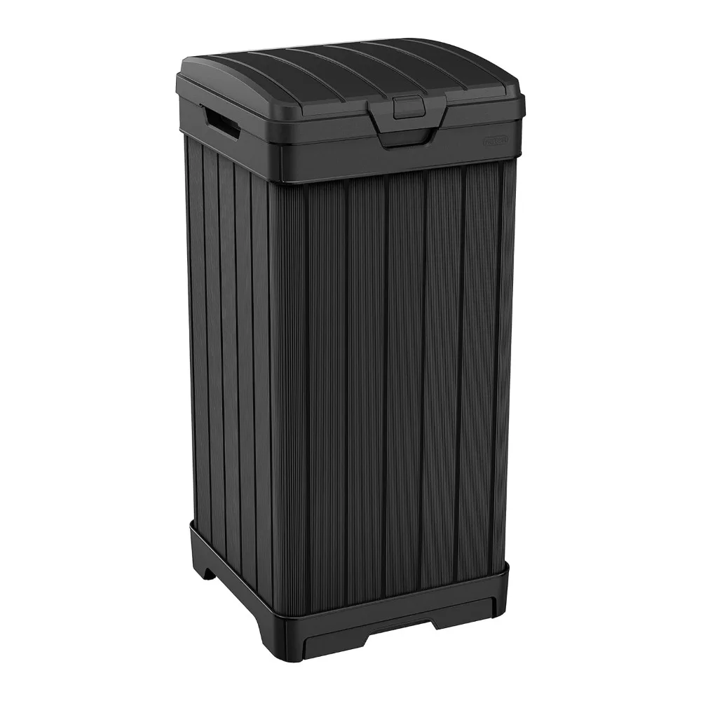 

Baltimore 38 Gallon Trash Can with Lid and Drip Tray for Easy Cleaning-Perfect for Patios, Kitchens, and Outdoor Entertaining