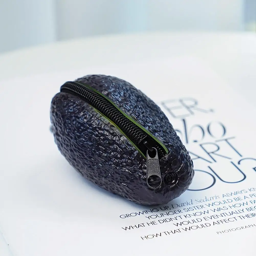 2025NEW الإبداعية الأفوكادو شكل صغير محفظة نسائية للعملات المعدنية حقيبة المحفظة الحقيبة الجدة المحمولة تخزين الفتيات متعة حقيبة يد سستة جيب هدية #4