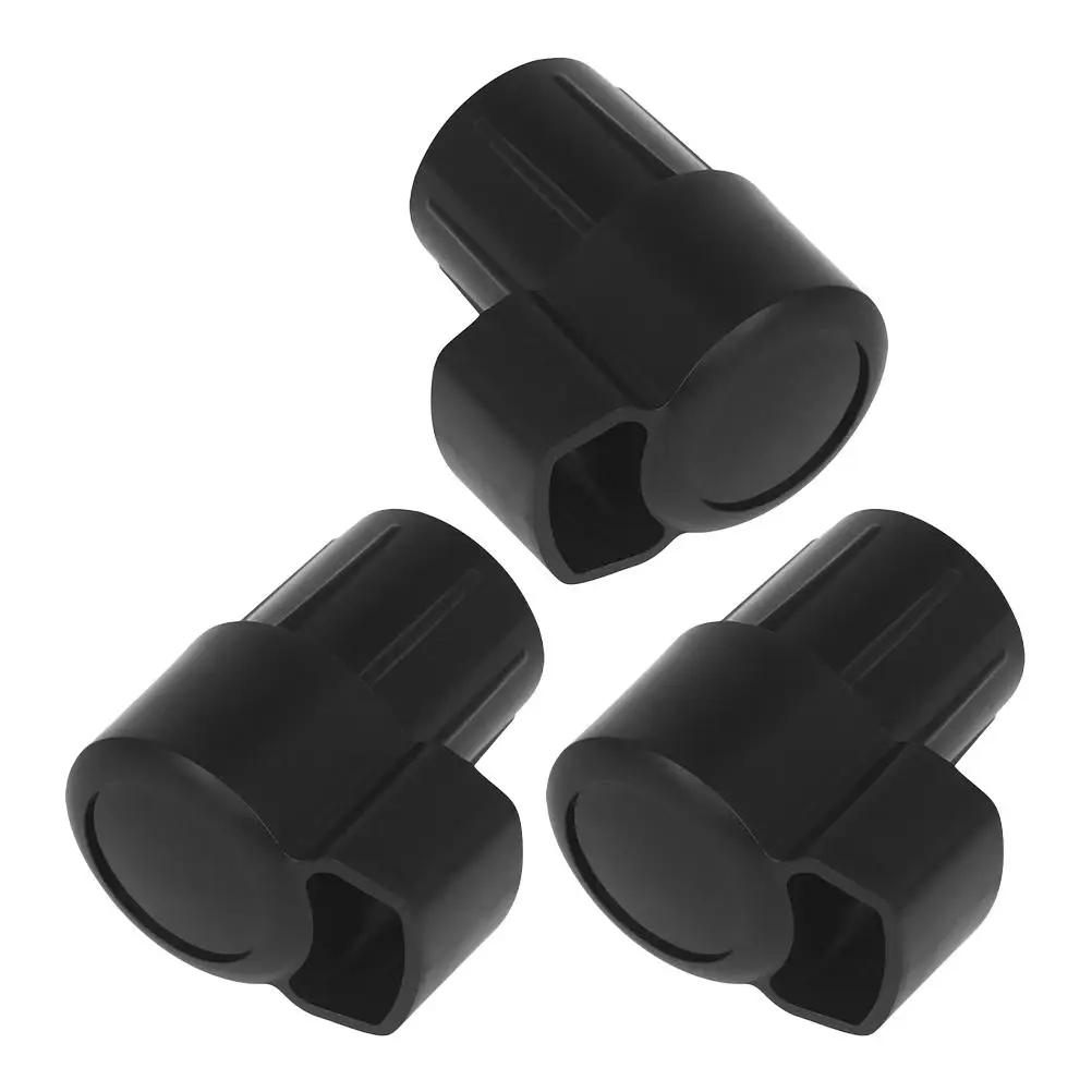 

3 Pcs Saxophone Cap Plug Alto End Parts Component Bent Neck Key Plugs Abs Accessories