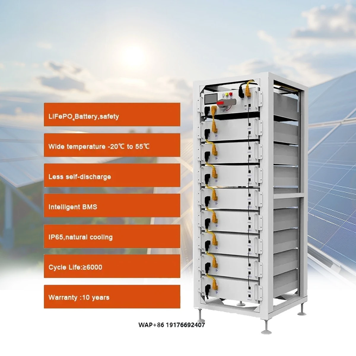 

В наличии Deye ESS BOS-GM5.1 Высоковольтный литиевый аккумулятор 51,2 В 100 Ач 5 кВтч 20 кВтч 30 кВтч 40 кВтч 50 кВтч 60 кВтч Lifepo4
